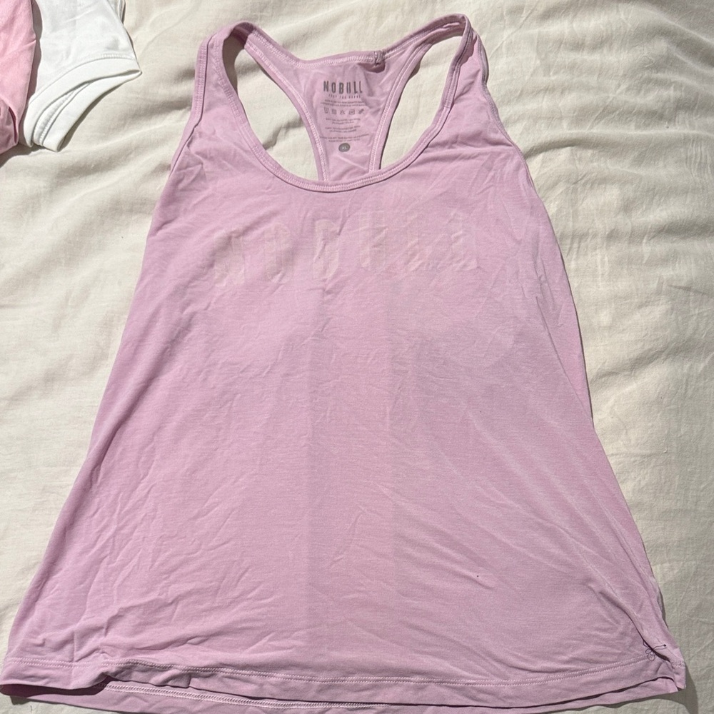 NOBULL Women's Light Pink Tank Top